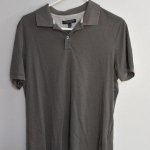 BananaRepublic Grey Short Sleeved Polo Size Medium
